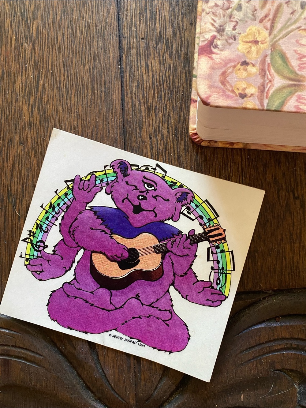 Vtg 1994 Jerry Jasper Grateful Dead Sticker